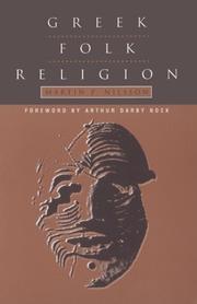 Cover of: Greek Folk Religion by Nilsson, Martin P.