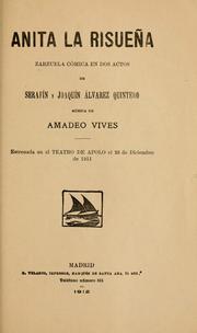 Cover of: Anita la risueña by Amadeo Vives