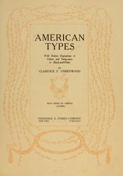Cover of: American types: with sixteen engravings in colour and forty-seven in black-and-white