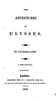 Cover of: Adventures of Ulysses by Charles Lamb
