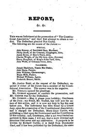 Cover of: Bridge-Street Banditti Versus the Press: Report of the Trial of Mary-Anne ... by Mary Anne Carlile , Henry Cooper, Mary Anne Carlile , Henry Cooper