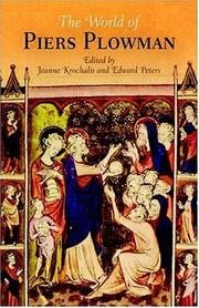 Cover of: The world of Piers Plowman by edited and translated by Jeanne Krochalis & Edward Peters.