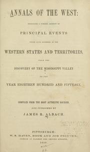 Cover of: Annals of the West by James H. Perkins