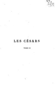 Cover of: Les Césars