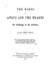 Cover of: The Bards of Angus and the Mearns: An Anthology of the Counties by Alan Reid
