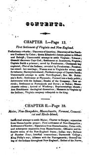 Cover of: History of the United States of America: With a Brief Account of Some of the ...