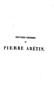 Cover of: Œuvres choisies