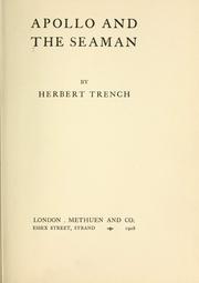 Cover of: Apollo and the seaman by Herbert Trench