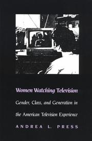 Cover of: Women watching television by Andrea Lee Press