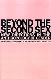 Cover of: Beyond the Second Sex by Peggy Reeves Sanday