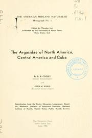 Cover of: The Argasidae of North America, Central America and Cuba