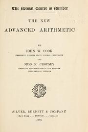 Cover of: The new advanced arithmetic by John Williston Cook