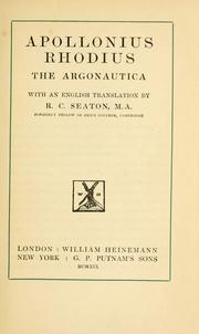 Cover of: The Argonautica by Apollonius Rhodius