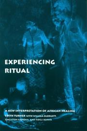 Cover of: Experiencing ritual by Edith L. B. Turner