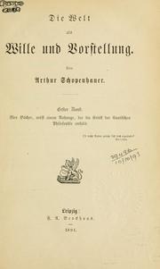 Cover of: Arthur Schopenhauer's Sämmtliche Werke