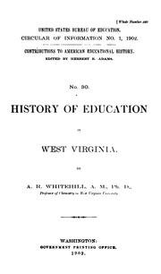 Cover of: Circular of Information of the Bureau of Education, for ... by United States Bureau of Education