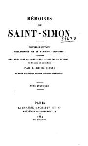 Cover of: Mémoires de Saint-Simon