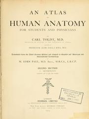 Cover of: An atlas of human anatomy for students and physicians