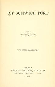 Cover of: At Sunwich port by W. W. Jacobs