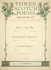 Cover of: Auld daddy darkness. | Sidney Homer