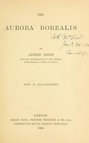 Cover of: The aurora borealis by Alfred Angot