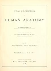 Cover of: Atlas and text-book of human anatomy