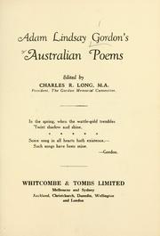 Cover of: Australian poems