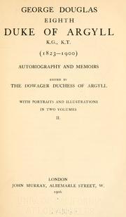 Cover of: Autobiography and memoirs