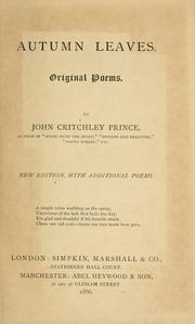 Cover of: Autumn leaves by John Critchley Prince