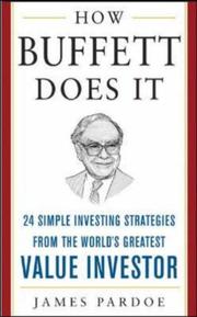 Cover of: How Buffett Does It (McGraw-Hill Professional Education)