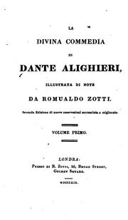 Cover of: La Divina Commedia by Dante Alighieri, Romualdo Zotti