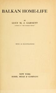 Cover of: Lucy Mary Garnett
