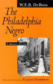 Cover of: Philadelphia Negro | W. E. B. Du Bois