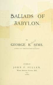 Cover of: Ballads of Babylon.