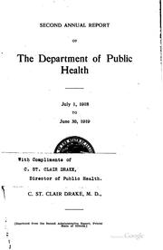 Annual Report by Illinois Dept. of Public Health, Dept. of Public Health, Family Practice Residency Act , Illinois