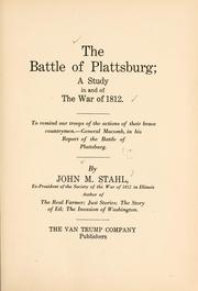 The battle of Plattsburg by John Meloy Stahl