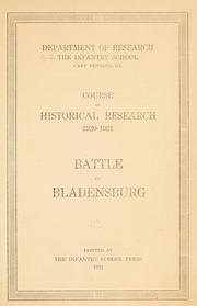 Battle of Bladensburg by United States. Infantry school, Fort Benning, Ga