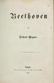 Beethoven by Richard Wagner
