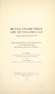 Cover of: Betha Colaim chille. by Manus O'Donnell