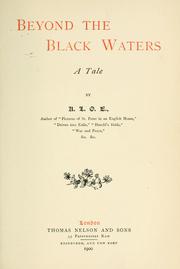 Cover of: Beyond the black waters: a tale