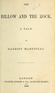 Cover of: The billow and the rock by Harriet Martineau