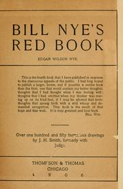 Cover of: Bill Nye's red book