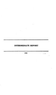Cover of: Intermediate Report of the Joint Legislative Committee on Housing by Charles C. Lockwood