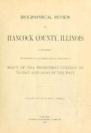 Cover of: Biographical review of Hancock County, Illinois by 