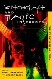 Cover of: Witchcraft and Magic in Europe, Vol. 6 by 