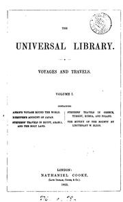 Cover of: A voyage round the world, in the years 1740, 41, 42, 43, 44 (compiled by R. Walter).