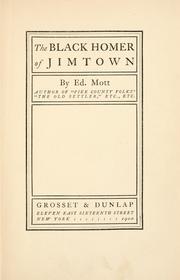 Cover of: The black Homer of Jimtown