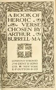 Cover of: A book of heroic verse