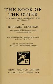 Cover of: The book of the otter by Richard Clapham