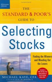 Cover of: The Standard & Poor's Guide to Selecting Stocks